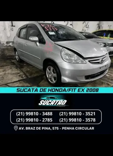 Sucata fit Honda 08 Peças 