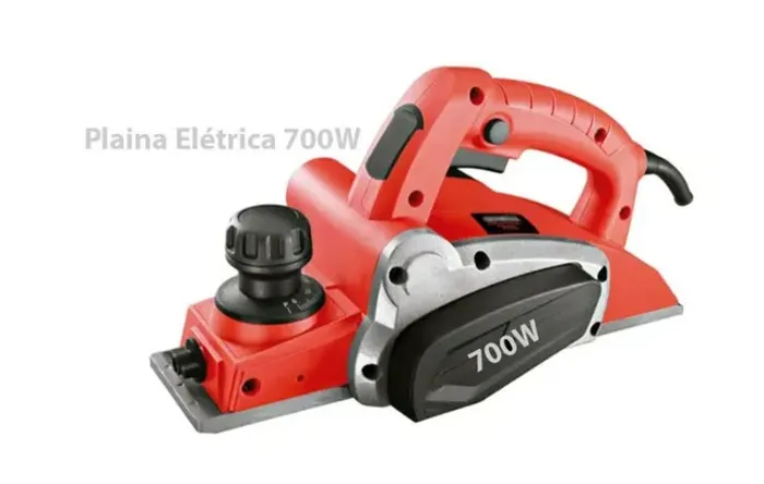 Plaina Elétrica Com Saco Coletor 700W 127v