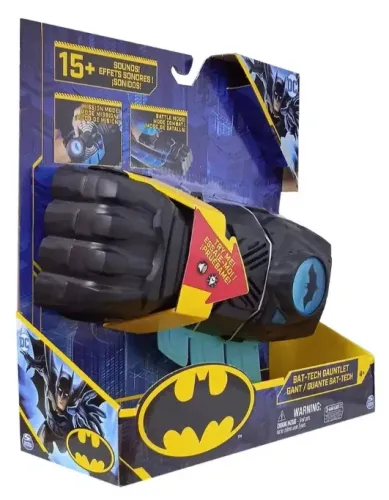 Luva Manopla Do Batman Dc com som de soco e falas 
