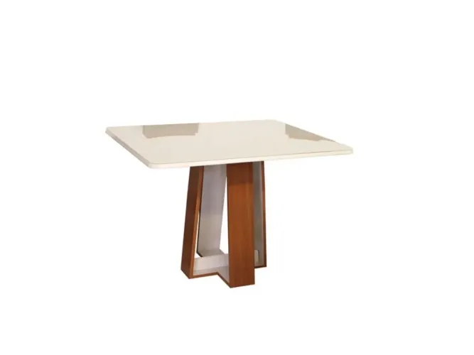 Mesa de Jantar Laís 1.15×0.94 - Naturale/Off White l543