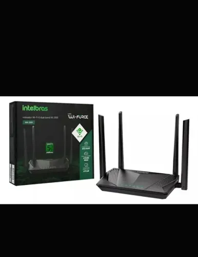 Roteador Wi-fi 6 Gigabit Dual Band Mesh 4 Antenas Intelbras W6 1500