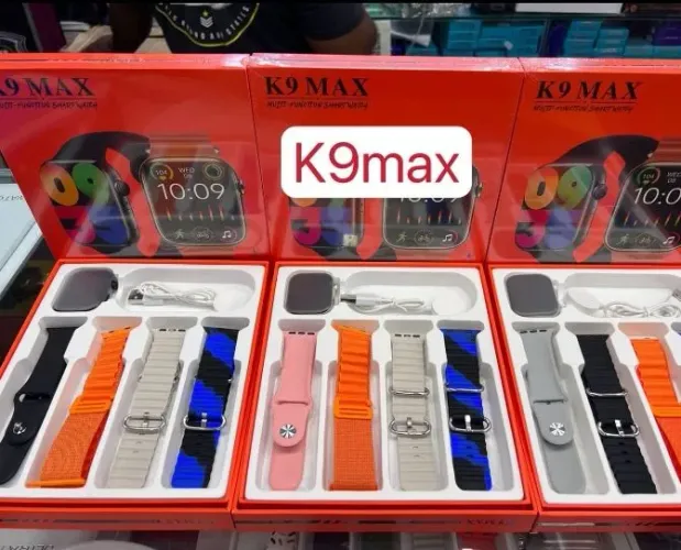 Smartwatch K9 com 4 pulseiras - ENTREGA GRÁTIS