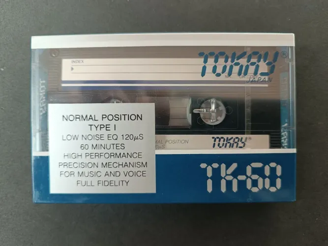 Fita k7 tokay tk-60 made in Japan colecionador virgem