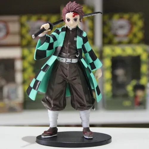 Boneco Tanjiro Kamado Demon Slayer Kimetsu Action Figure 16cm