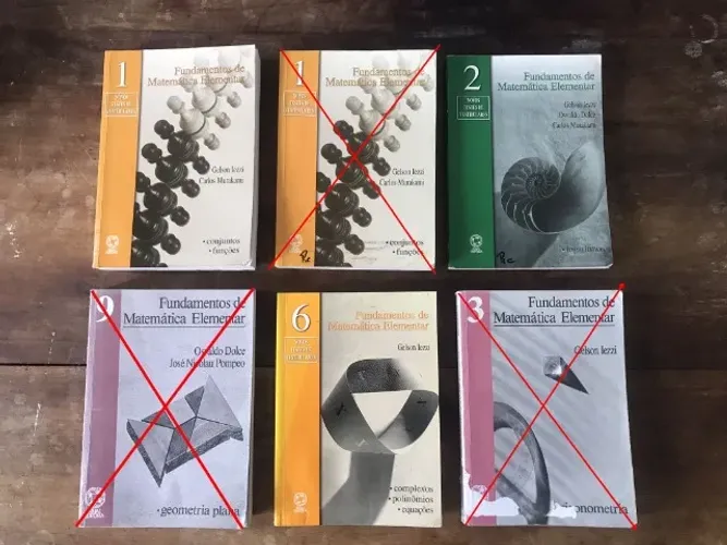 Livros Fundamentos de matemática Elementar (Volumes na descrição)