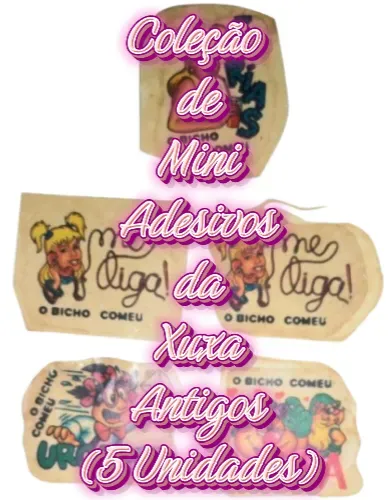 Mini Adesivos da Xuxa Antigos