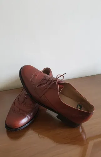 Sapato Marrom Uisque Luxo Social tam 38