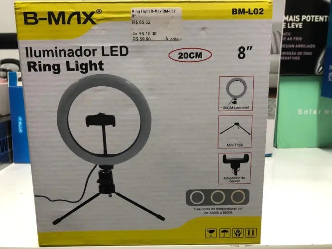 Ring Light B-Max 8'' para Celular