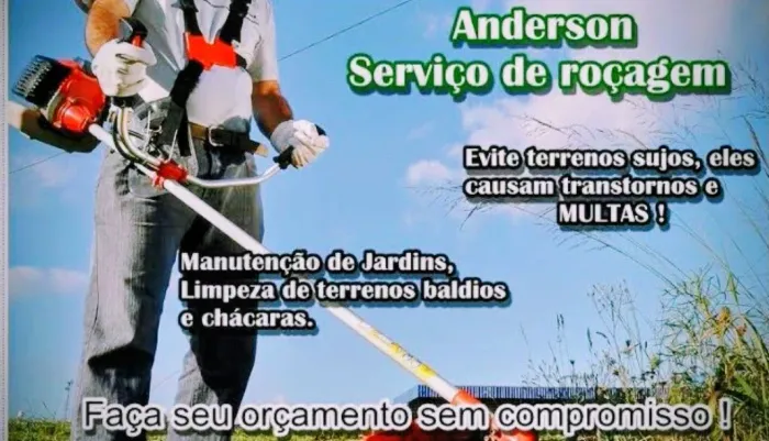 Serviços roçadas terrenos