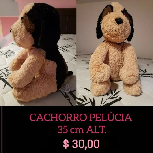 Cachorro de pelúcia 35cm - Fofinho!