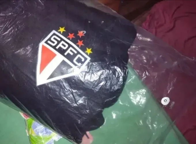 Blusa de frio moletom do São Paulo nova tam G
