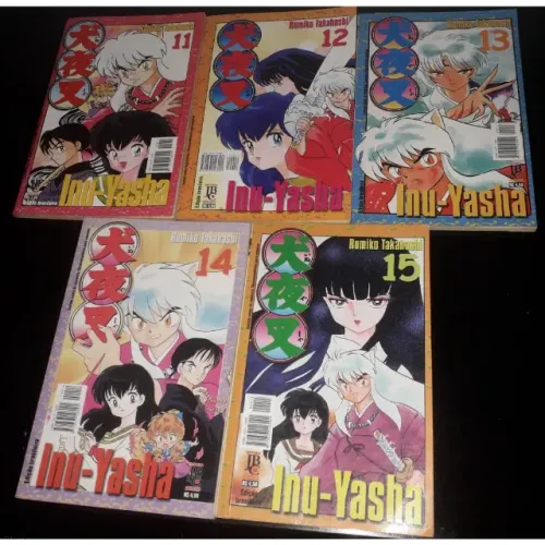 Mangás InuYasha JBC - Volumes 11 ao 15