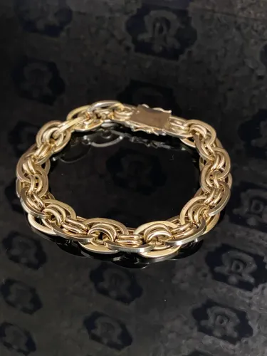 Pulseira Imperador em Ouro 18K 22 gramas - LIQUIDANDO