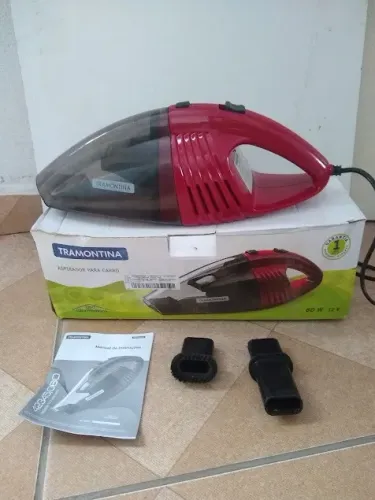 Aspirador Manual Para Automóveis 12 Volts