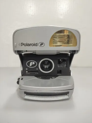 Câmera Fotográfica Polaroid 600 Antiga - Leia 7hv Prateado (Usado)