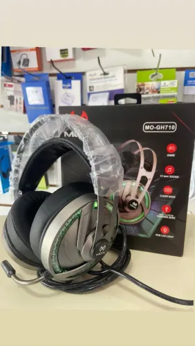 Fone de Ouvido Gamer USB MOX MO-GH710 com RGB - Novo