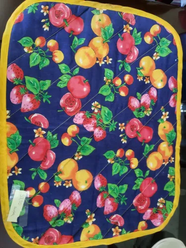 Jogo americano, de cozinha com estampa de frutas