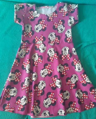 Vestido Infantil Minnie - tamanho 3 anos
