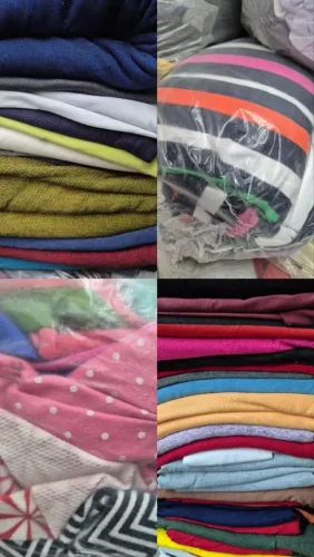 Lotes de tecidos coloridos