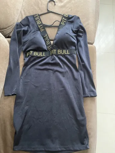 Vestido pit bull preto 