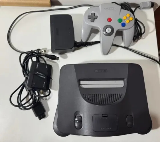 Console Nintendo 64 Completo, Placa Revisada + 04 Jogos