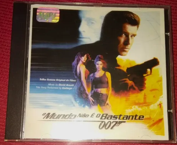 CD Trilha Sonora do filme 007 O mundo não é o Bastante ( mídia conservada)