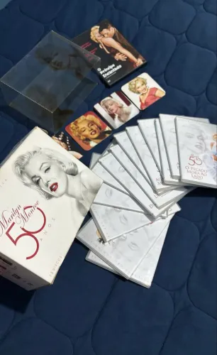 marilyn monroe box dvd 50 anos completo + filme extra
