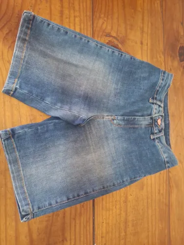 Bermuda Ciclista Jeans Feminina Levanta Bumbum