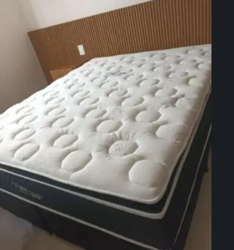 Cama Box Casal Colchão  D33 com pilow top 