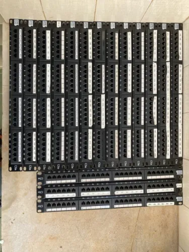 Patch Painel C5e 24 Portas - Kit com 15 unidades
