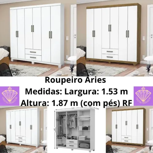 Roupeiro Áries Larg. 1.53m RF