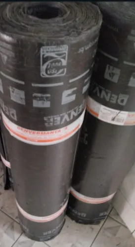 Manta Asfaltica Poliester 4 milimetros contra vazamento marca Sika 