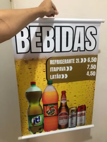 Banner para comércio 50x70cm
