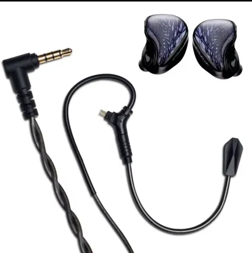 Fone Celest Wyvern Black Pro In Ear 10mm LCP Dynamic Driver 0.78mm 2 Pin