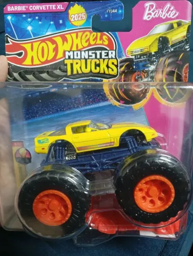 Hot Wheels Barbie Corvette Monster Trucks