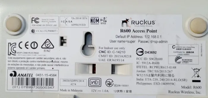 access point ruckus H600