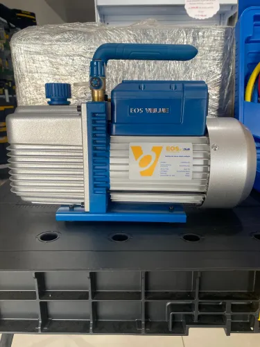 Bomba de vácuo eos 6cfm duplo estagio
