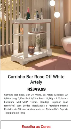 BAR APARADOR BUFFET PAGA NA ENTREGA 