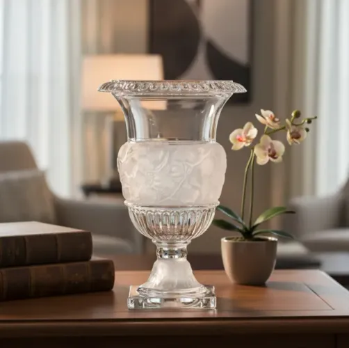 Lindo Vaso de Cristal Bohemia (Rep. Tcheca) - Novo na Caixa!