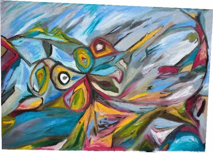 Pintura Óleo sobre Tela 100 X 70 Ctms