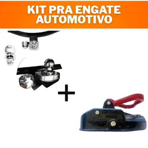 CONJUNTO MUNHECA + BOLA CROMADA DE ENGATE