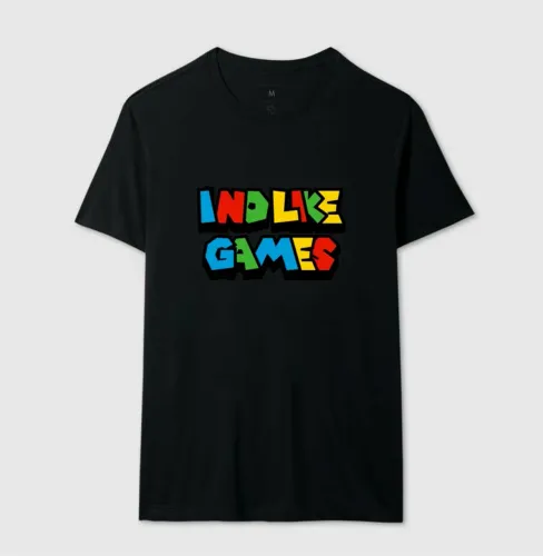 Camiseta frase I no like games fio 30.1 gola ribana
