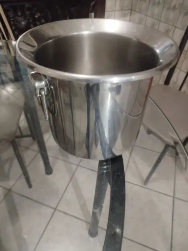 Balde para vinho inox