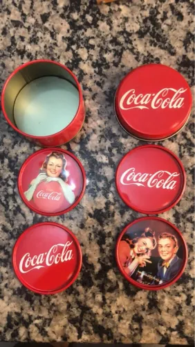 Porta-Copos de Alumínio Coca-Cola