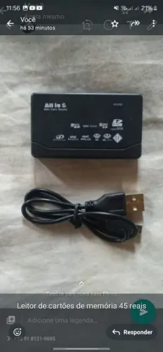 Leitor de Cartões de Memória All in 1