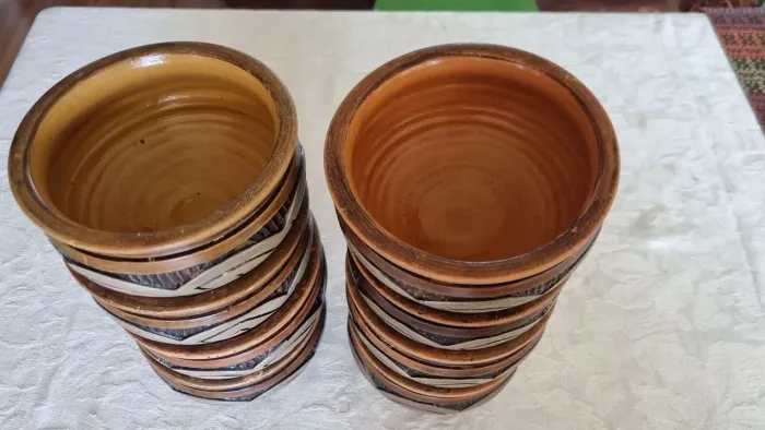 Jogo de Tigelas de Cerâmica Marajoara