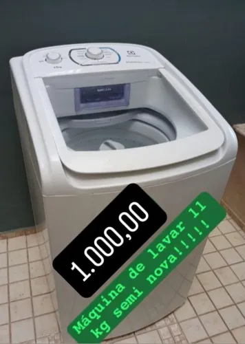LAVADORA ELETROLUX 11KG - MENOS DE 2 ANOS DE USO