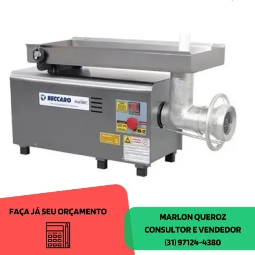 Moedor de Carne Beccaro para Açougue 
