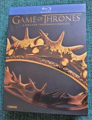 Blue-ray Game Of Thrones - A Segunda Temporada Completa e a Terceira Temporada Completa.