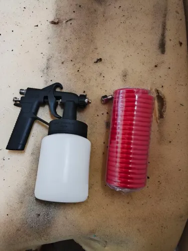 Pistola e mangueira para compressor de ar direto chiaperini 